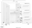 Procontour Waschbeckenunterschrank Betty | Mehrfarbig 3