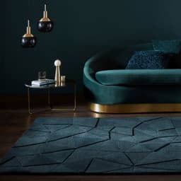 FLAIR RUGS Teppich SHARD | Blau