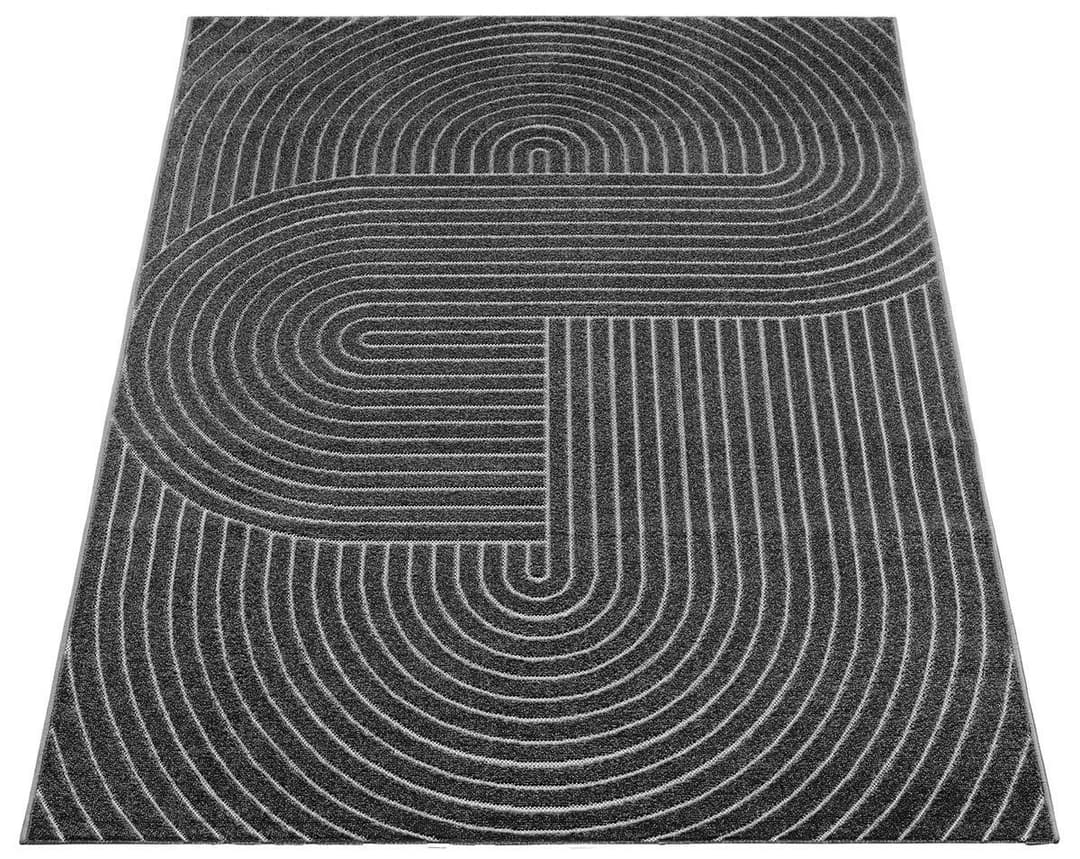 the carpet Teppich Santo Plus | Grau