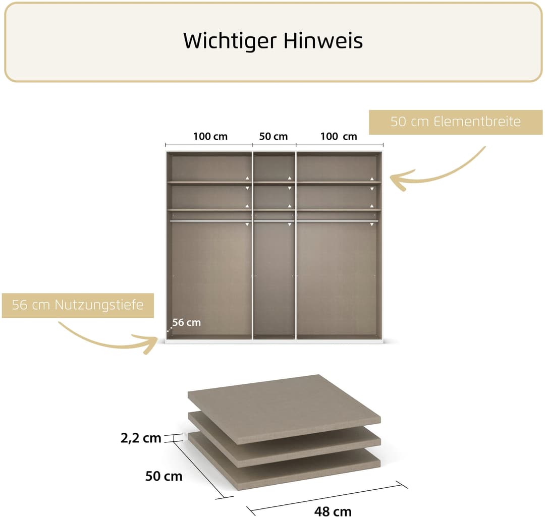 Rauch Einlegeboden | Beige