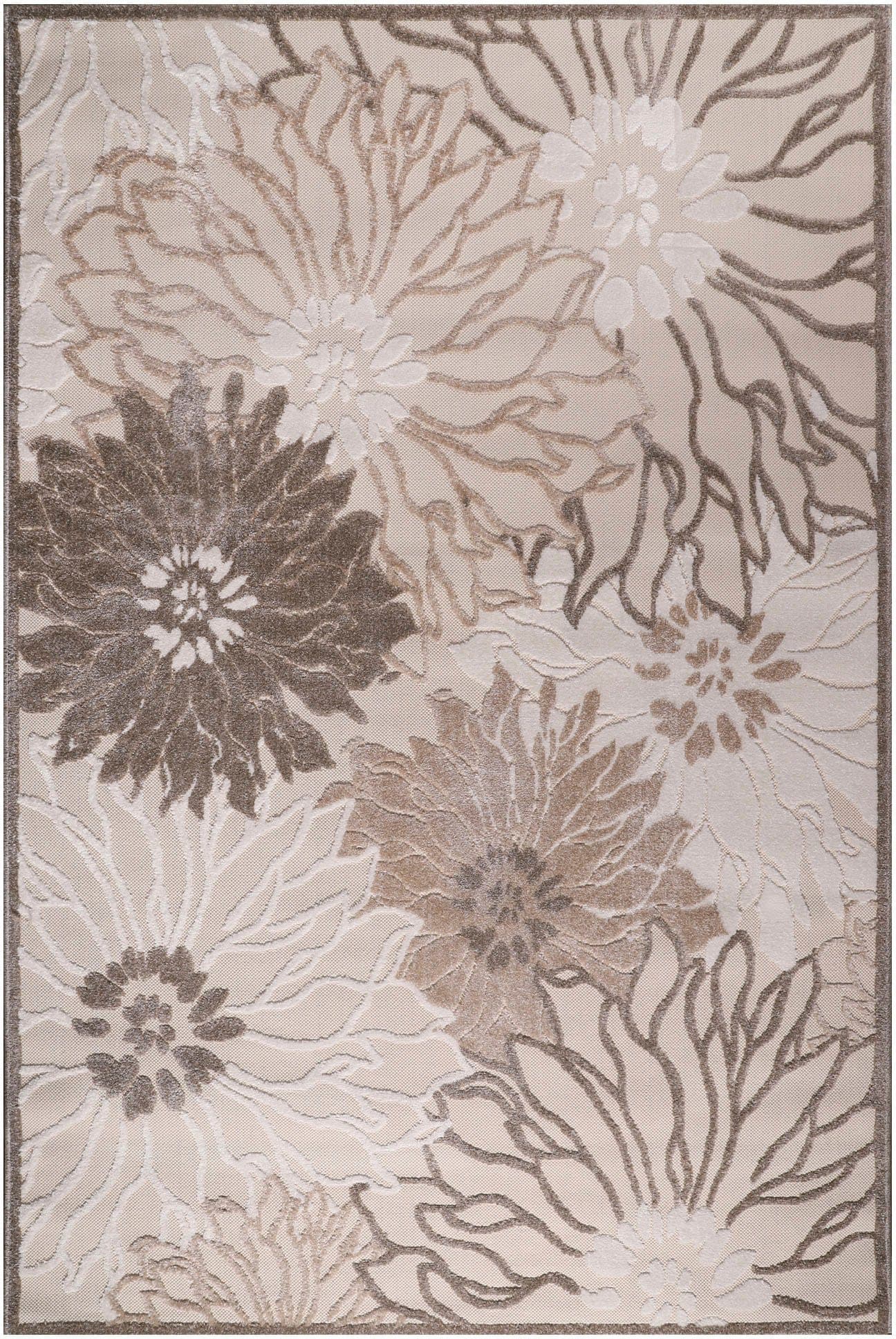 Sanat Teppich Floral 2 Outdoor | Beige