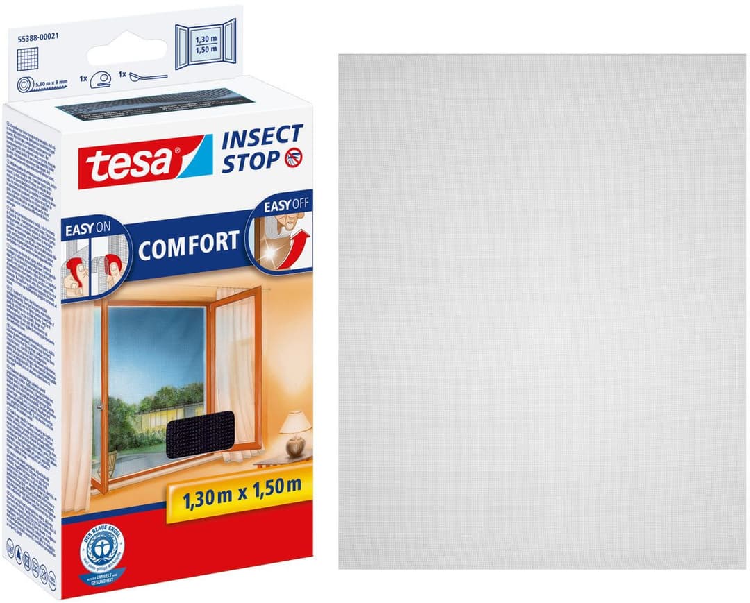 tesa Insect Stop Comfort Fliegengitter | Schwarz