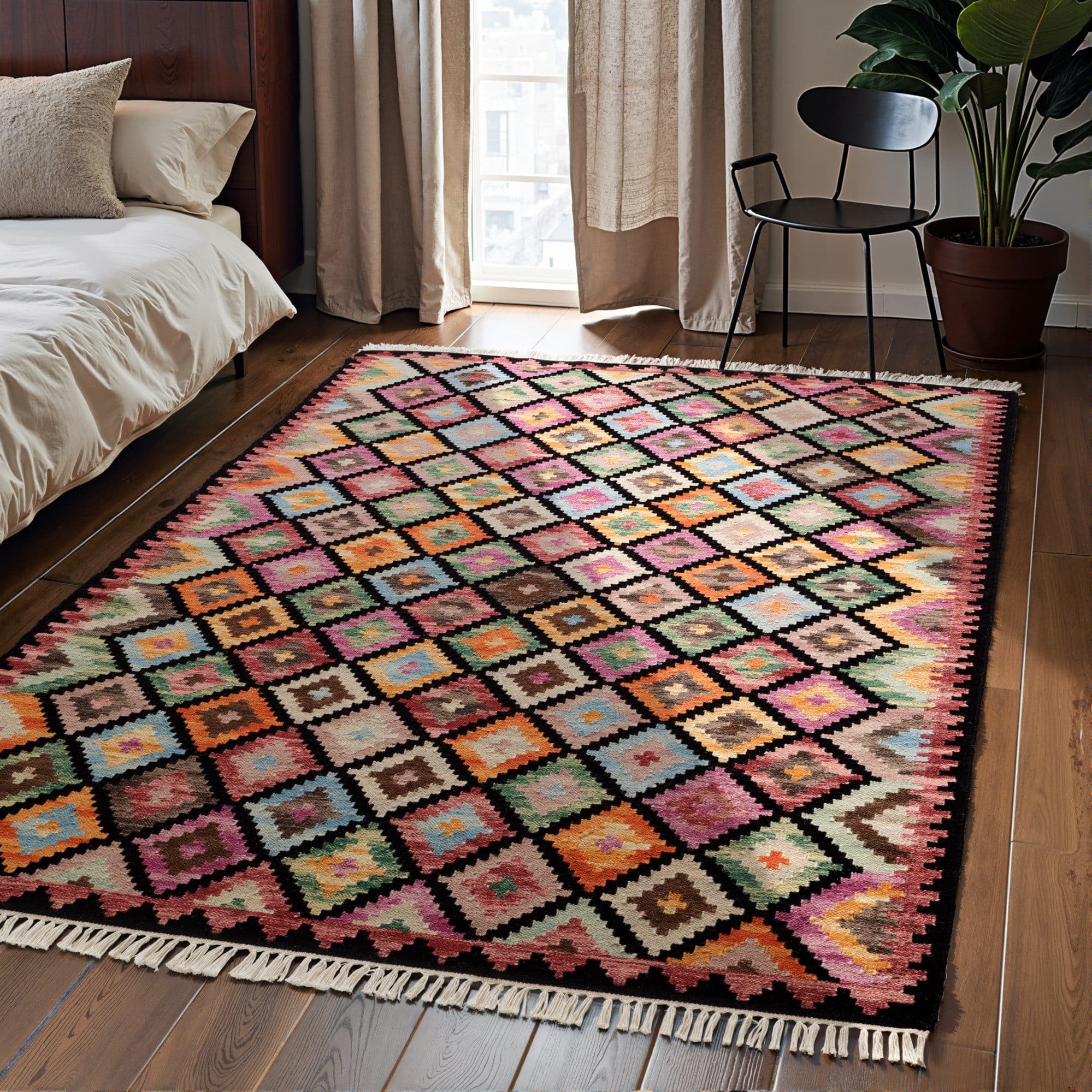 HANSE Home Teppich Kelim Zara | Mehrfarbig