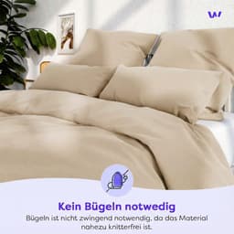 Wolkenfeld Bettwäsche-Set | Beige