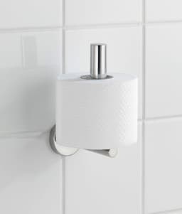 WENKO Toiletten-Ersatzrollenhalter Bosio | Silber