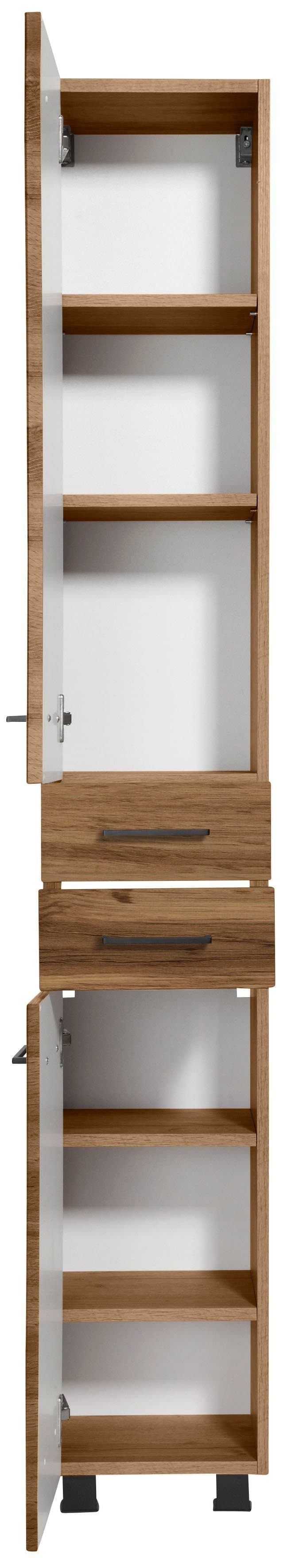 welltime Hochschrank Trento | Holztöne