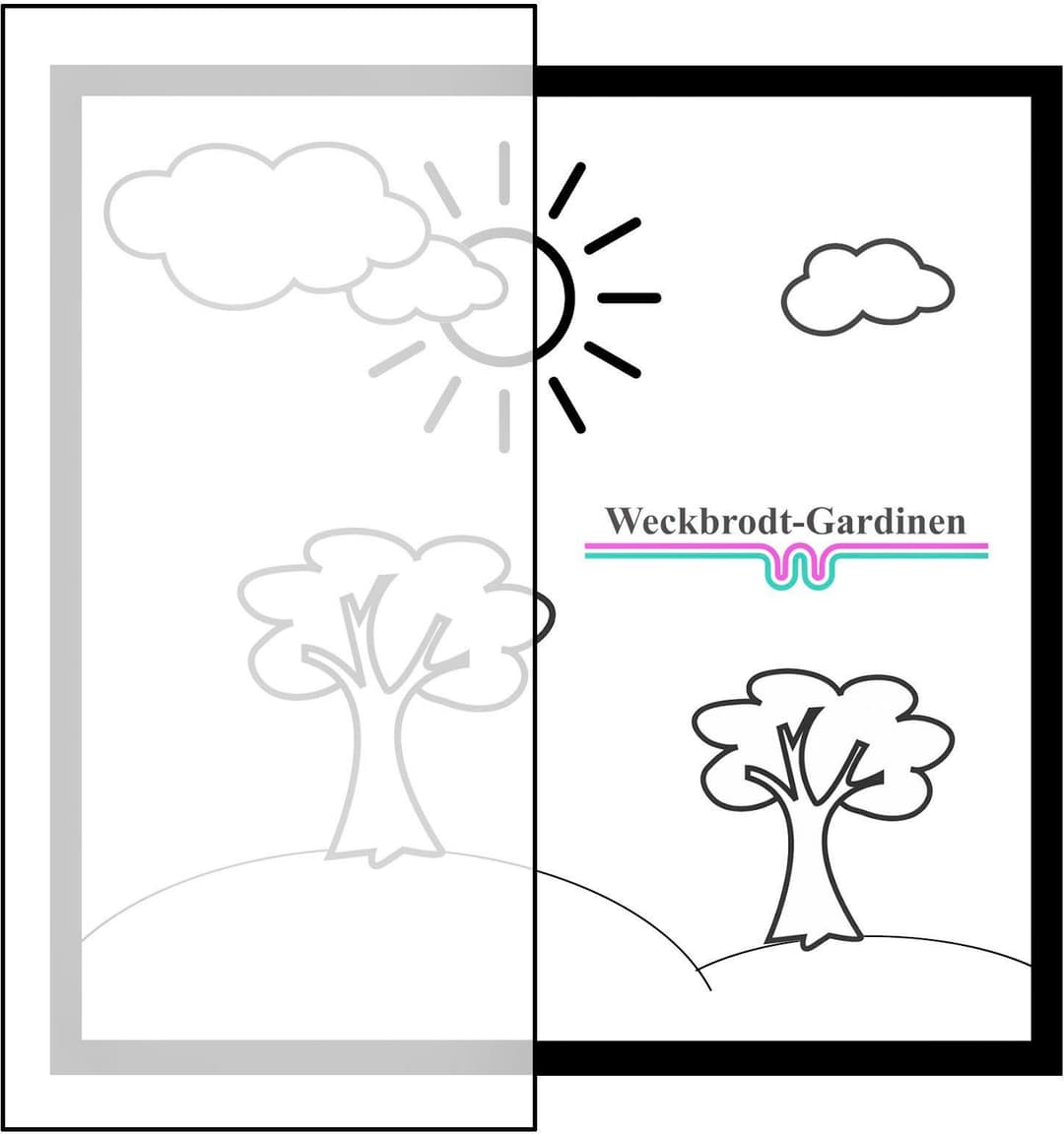 Weckbrodt Vorhang Natural Chic | Grau