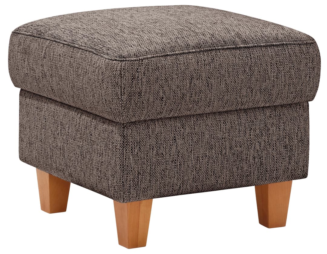 Home affaire Polsterhocker Palmera | Braun