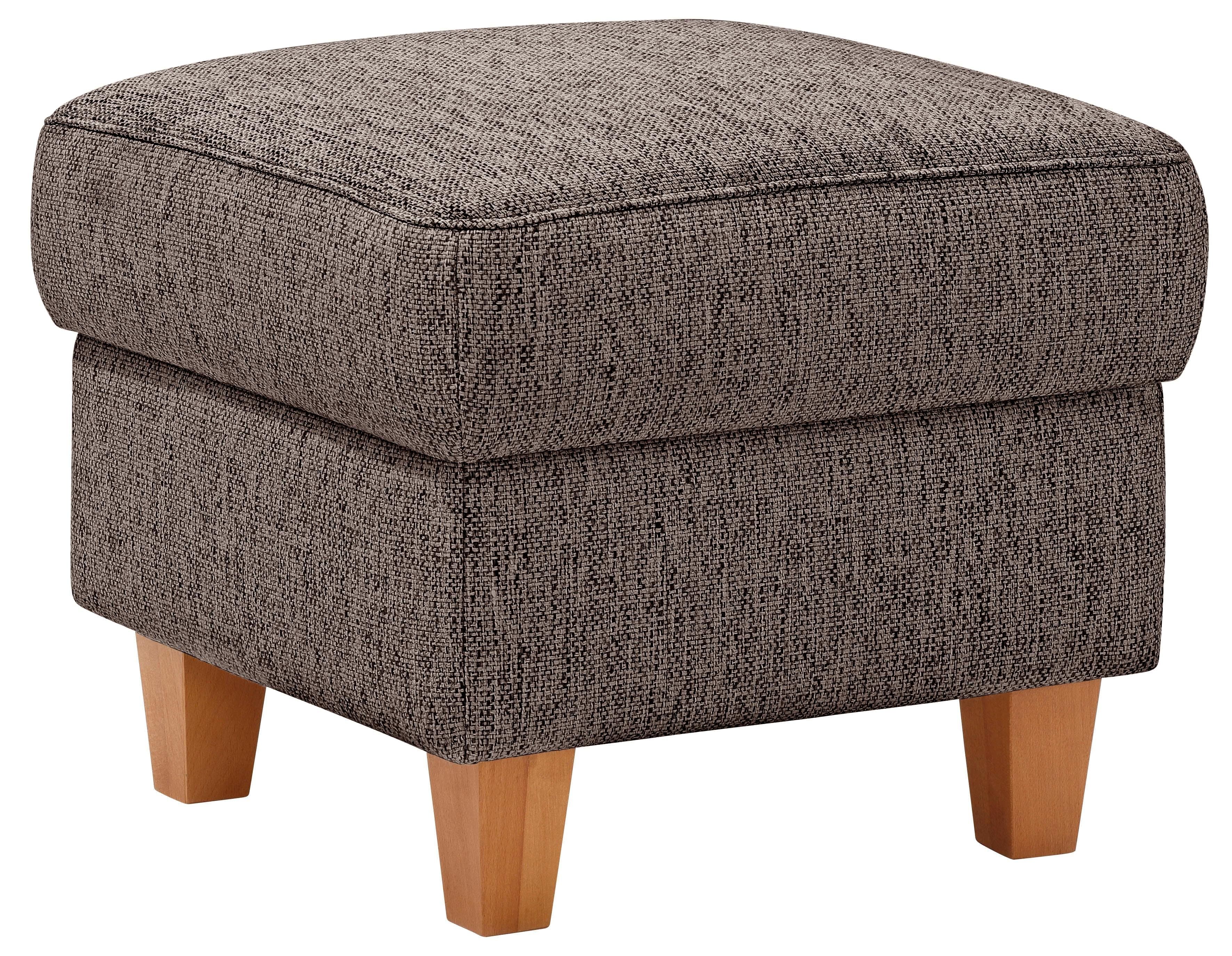 Home affaire Polsterhocker Palmera | Braun