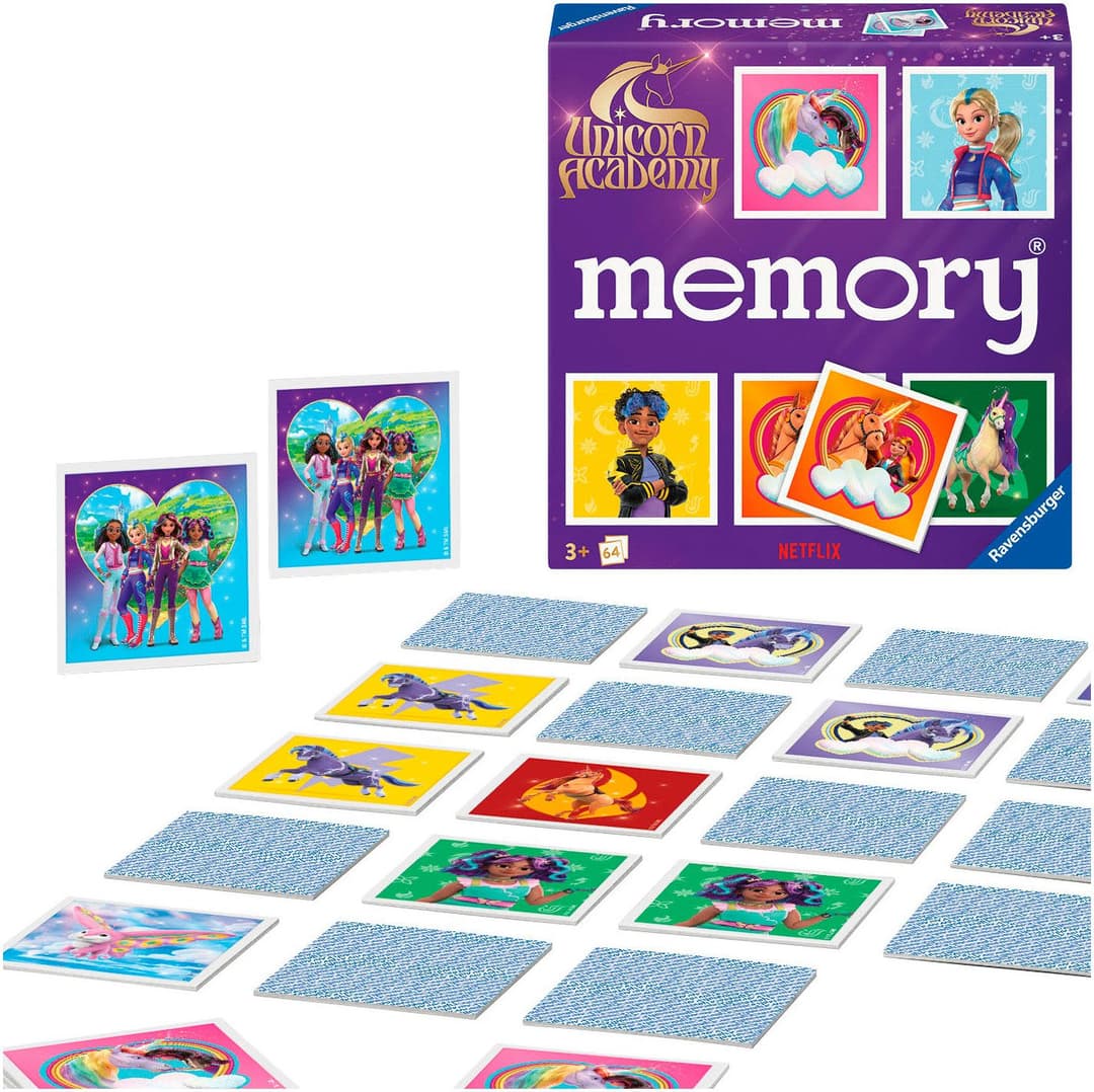 Ravensburger Spiel memory® Unicorn Academy | Mehrfarbig