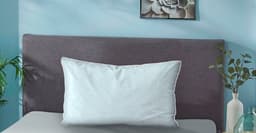 Biberna Kissenbezug Hermal Flanell | Blau