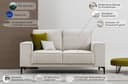 OTTO home 2-Sitzer Kompaktsofa Oland | Beige 3