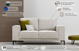 OTTO home 2-Sitzer Kompaktsofa Oland | Beige