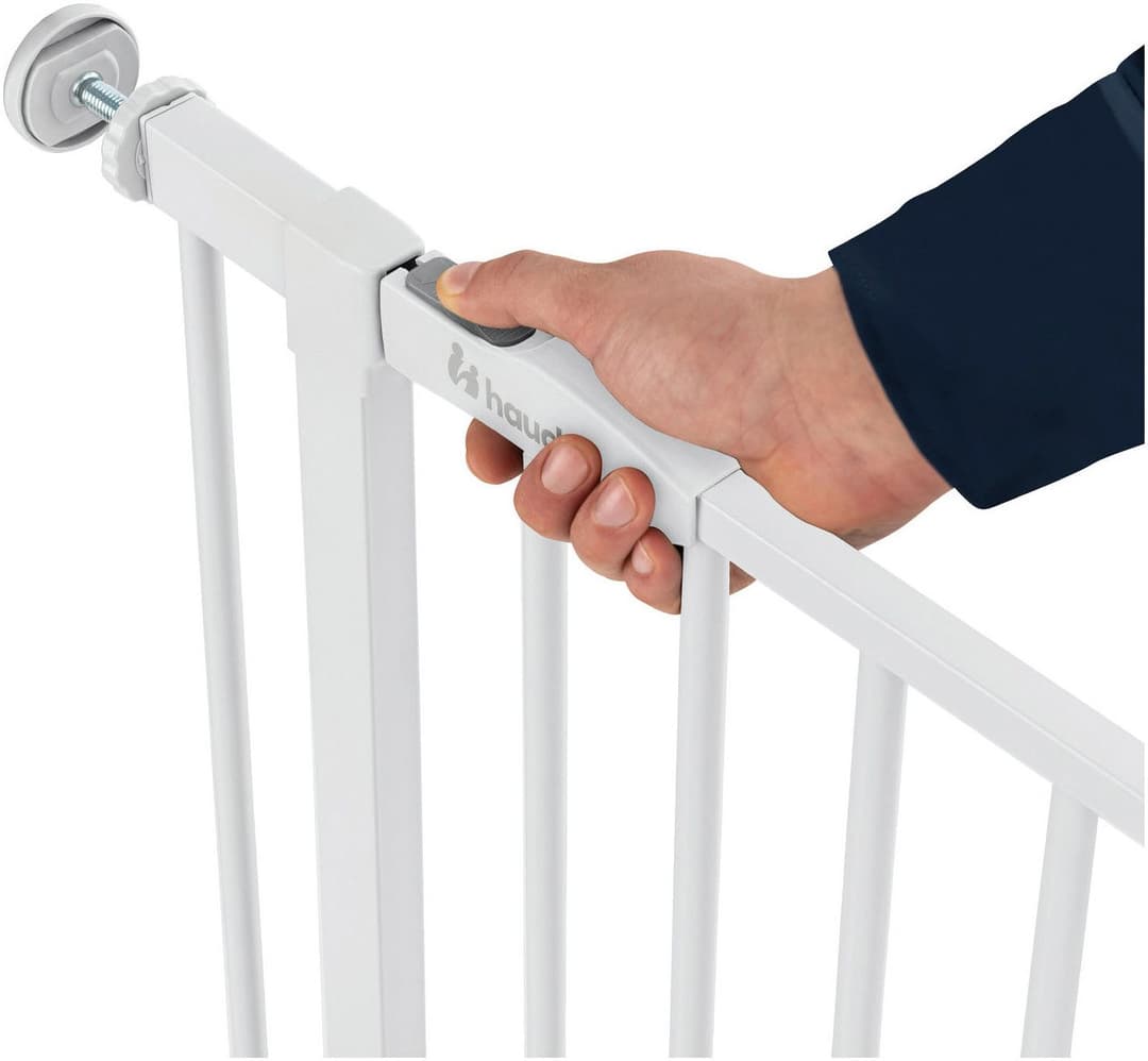 Hauck Türschutzgitter Clear Step Set 2 | Weiß