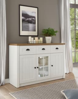 Home affaire Sideboard Beauvais | Weiß