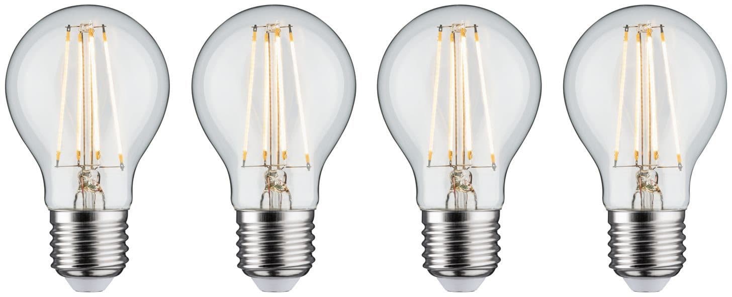 Paulmann LED-Leuchtmittel 4er Pack 7,5W E27 3step dimmbar