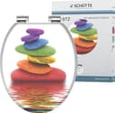 Schütte WC-Sitz Colorful Stones | Mehrfarbig