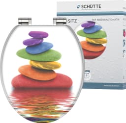 Schütte WC-Sitz Colorful Stones | Mehrfarbig