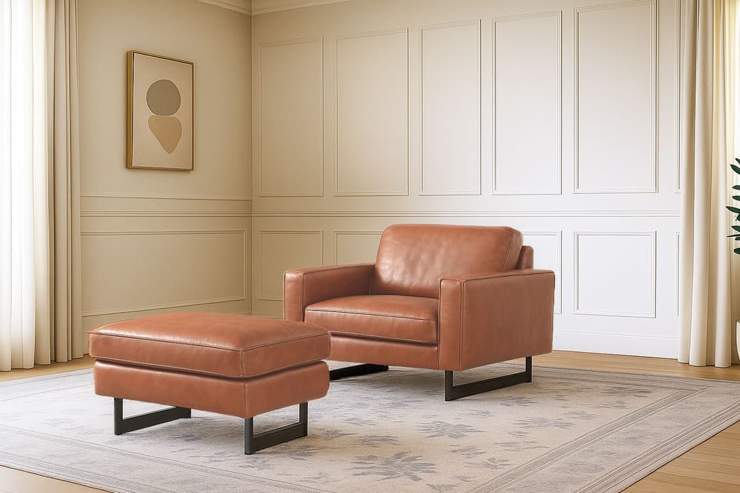 Home affaire Polsterhocker Pinto | Braun
