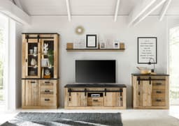 Home affaire Wohnwand SHERWOOD | Holztöne