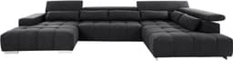 COTTA Wohnlandschaft Orion U-Form | Schwarz