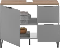 BASIC by Balculina Waschbeckenunterschrank Denver | Grau