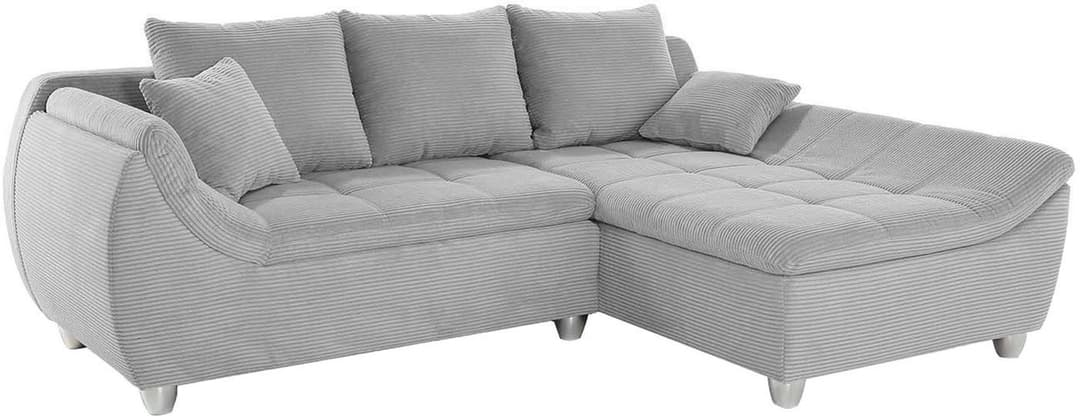 Jockenhöfer Gruppe Ecksofa Genua | Grau
