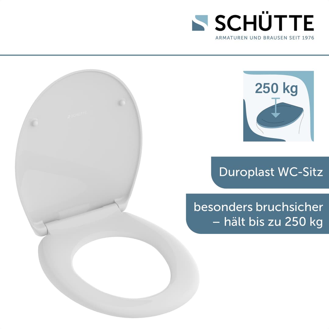 Schütte WC-Sitz WHITE | Weiß