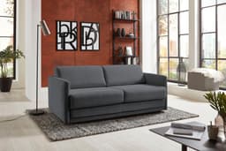 ATLANTIC home collection Schlafsofa Limone | Grau