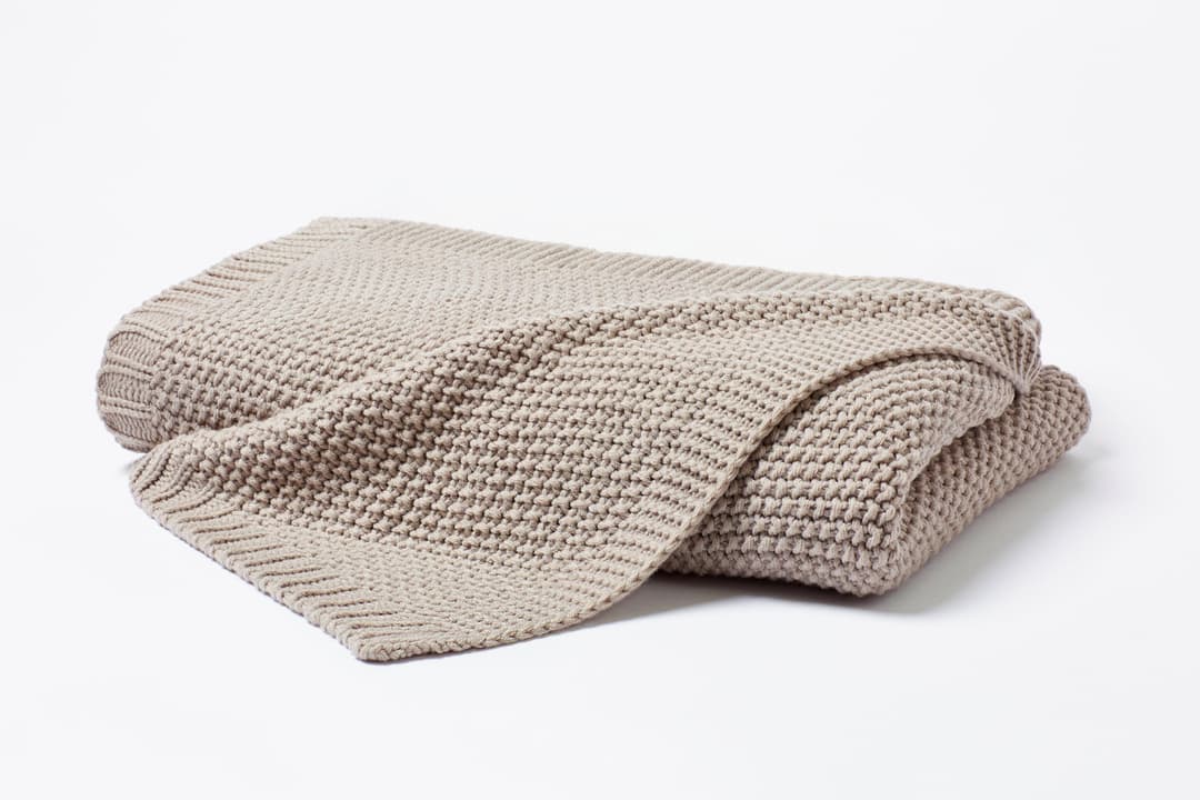 Primera Strick-Wohndecke | Beige