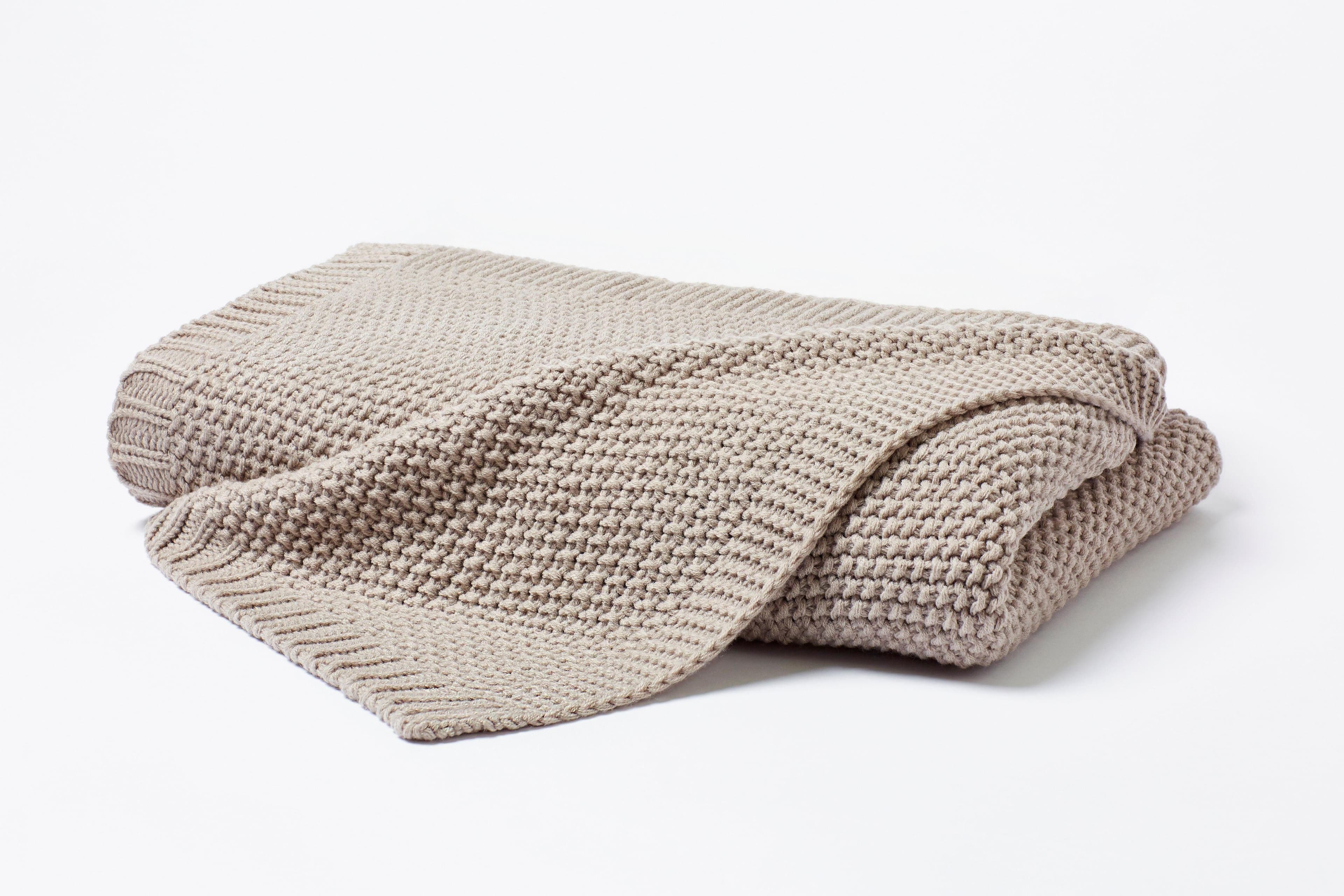 Primera Strick-Wohndecke | Beige
