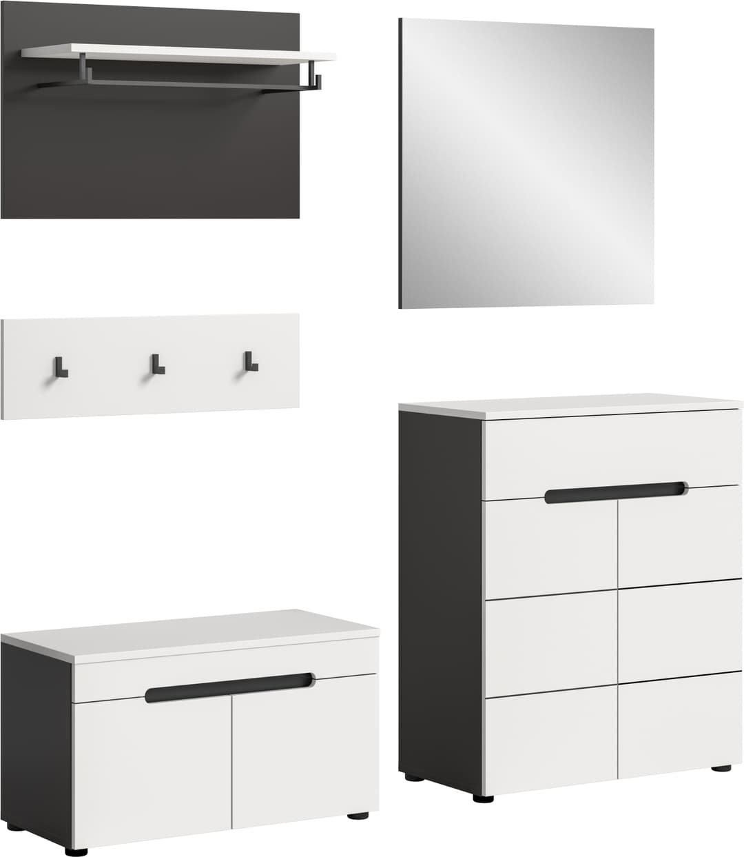 Home affaire Garderoben-Set REHAT | Mehrfarbig