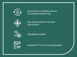 fan Baumwollbettdecke Kansas | Weiß