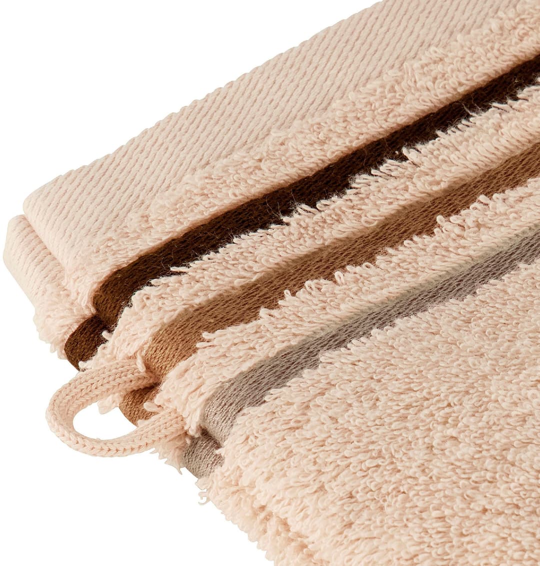 Schiesser Waschhandschuh Skyline Color | Beige