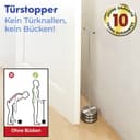 Wenko Türstopper Modell Big Boy | Silber 2