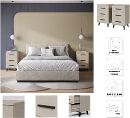OTTO home Nachtkommode Lagos | Braun