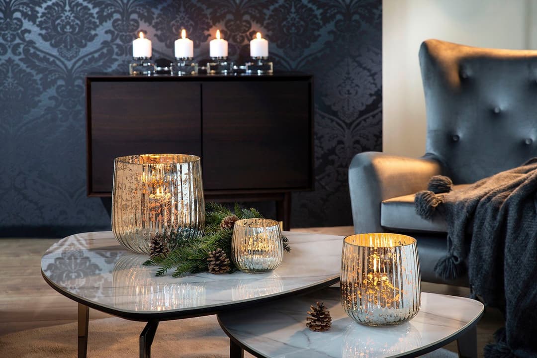 Fink Windlicht DARCY | Silber