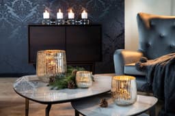 Fink Windlicht DARCY | Silber