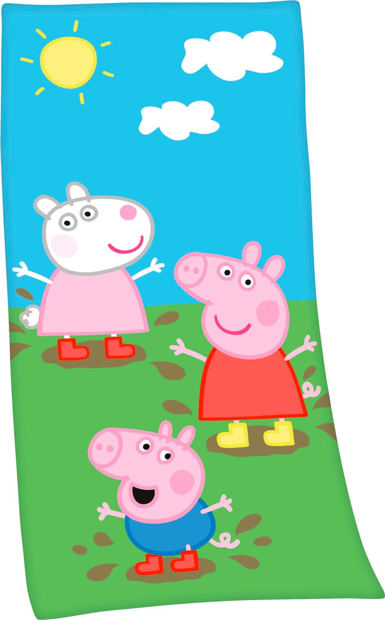 Herding Peppa Pig Badetuch | Mehrfarbig
