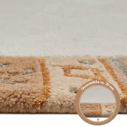LUXOR living Wollteppich India | Beige
