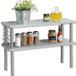 KESPER® Küchenregal mit 2 Ebenen | Grau