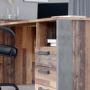 FORTE Clif Schreibtisch | Braun 4