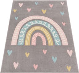 Paco Home Kinderteppich Nino 887 | Grau