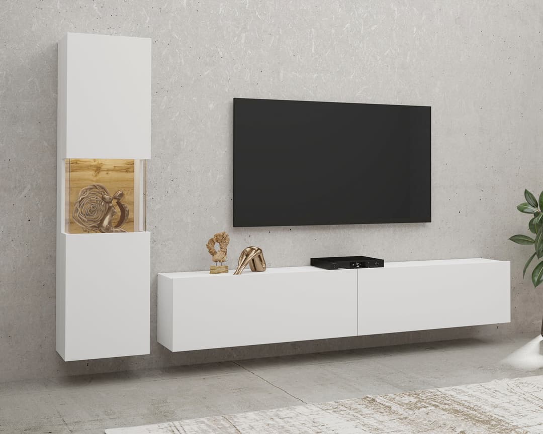 Home affaire Wohnwand Ava | Weiß
