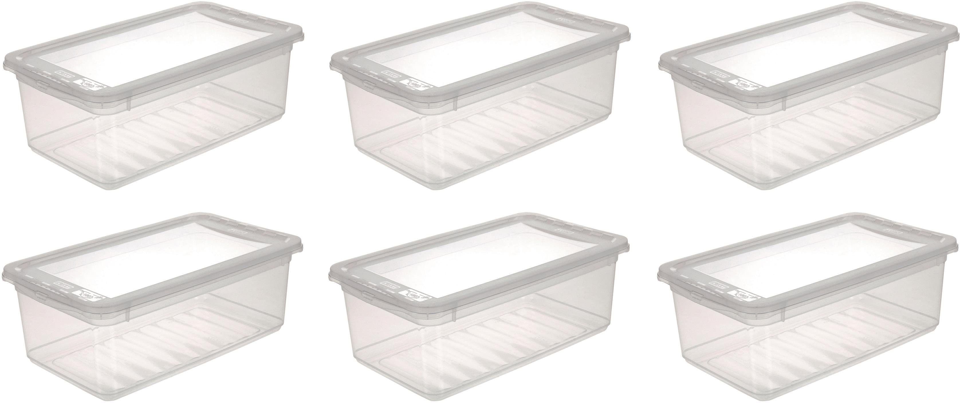 keeeper Aufbewahrungsbox bea (Set, 6 St) | Transparent