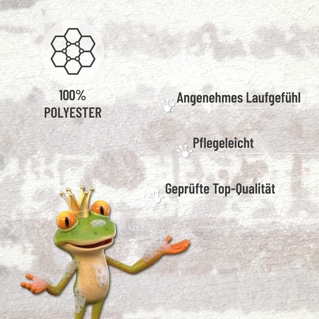 Wecon home Badematte Mauri | Weiß
