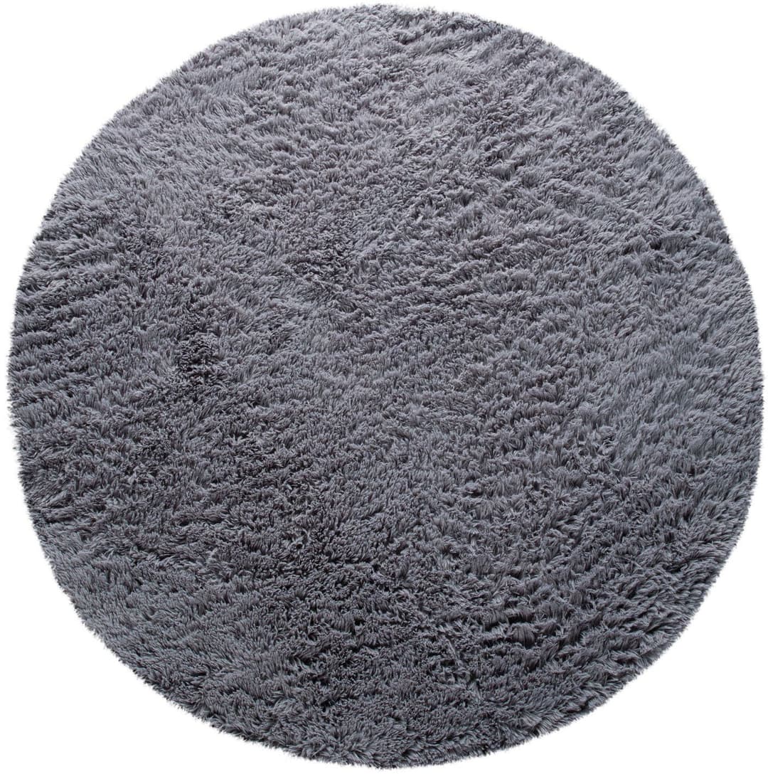 Paco Home Hochflor-Teppich Silky 591 | Grau