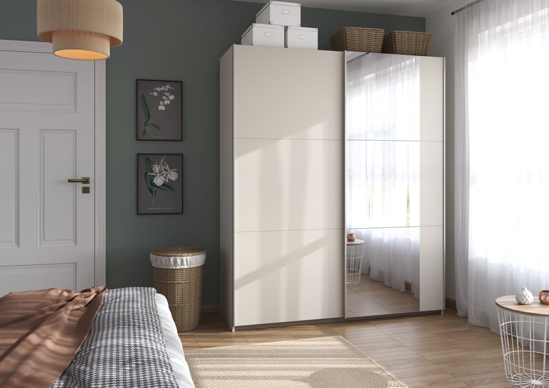 rauch Schwebetürenschrank AURELIO | Beige