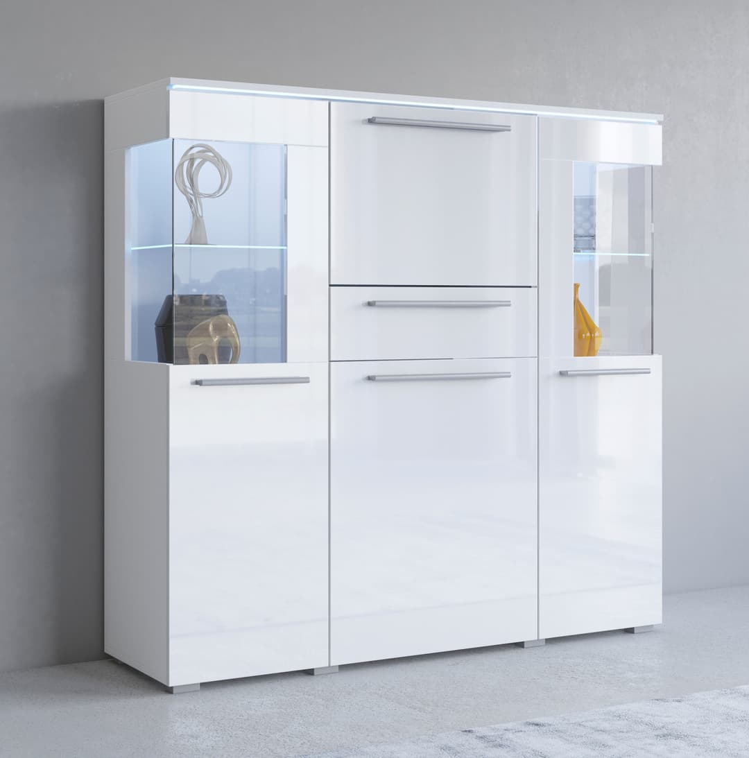 OTTO home Highboard India | Weiß