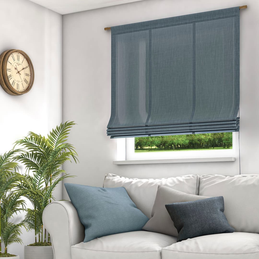 Neutex for you! Raffrollo Mara-ECO | Blau